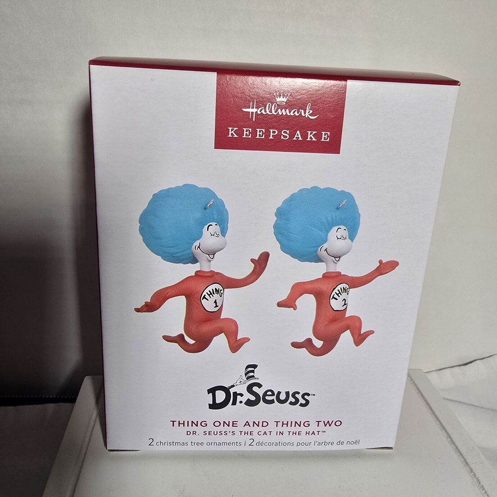 Hallmark Keepsake Ornament 2024 Dr. Seuss Thing‎ One And Thing Two